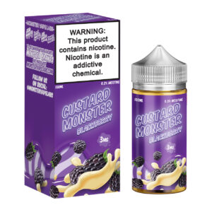 Líquido Jam Monster Custard | E-liquid Cremoso Premium - Blackberry Custard, 6mg