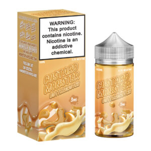 Líquido Jam Monster Custard | E-liquid Cremoso Premium - Butterscotch Custard, 3mg
