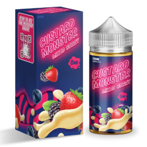 Líquido Jam Monster Custard | E-liquid Cremoso Premium - Mixed Berry Custard, 6mg